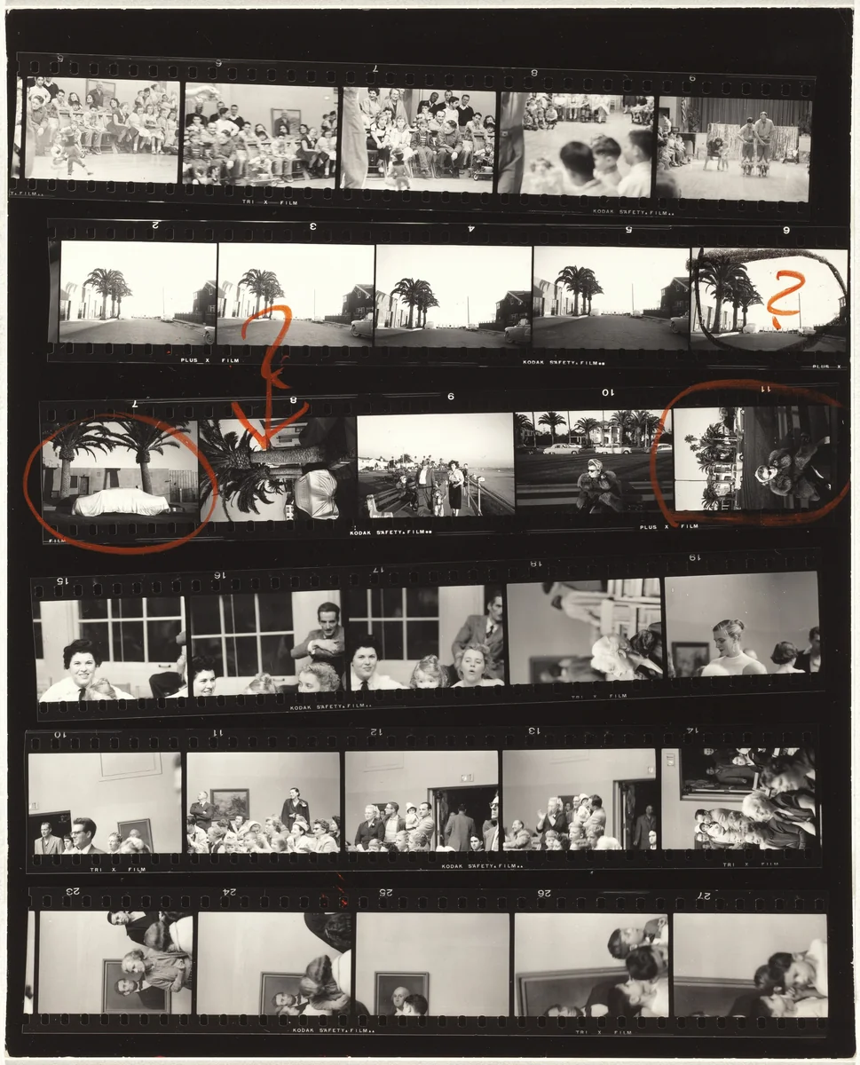 Guggenheim 537/Americans 34--Long Beach, California by Robert Frank, photograph, 1955-1956