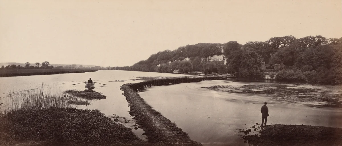 New Lock, Hurley by Victor Albert Prout, photograph, 1862