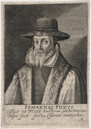 John Foxe, Martyrologist by Magdalena van de Passe
Willem de Passe, print, 1620