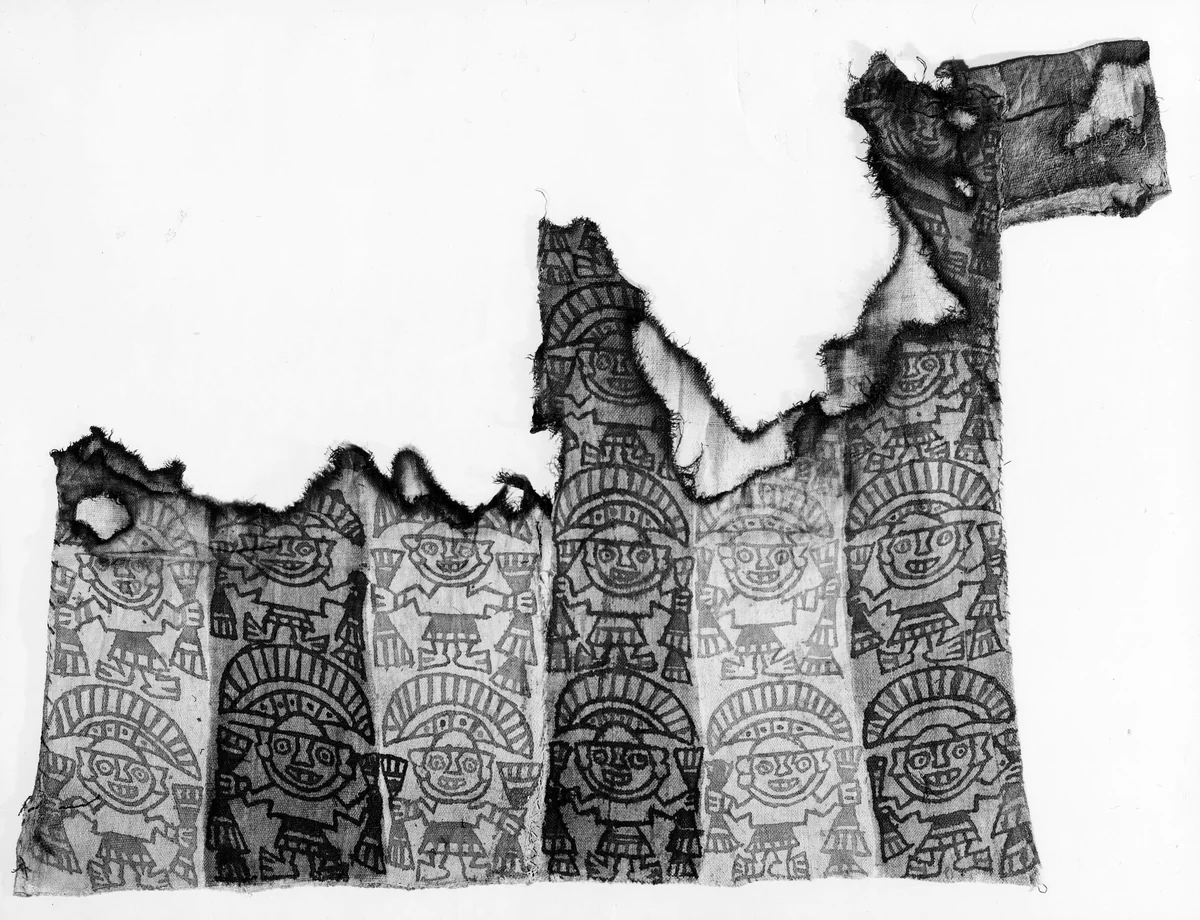 Fragment (Tunic) by Chimú, textile, 1250-1470
