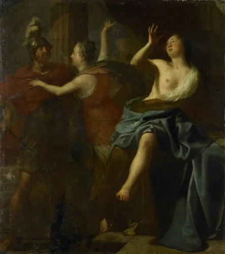 Tarquinius and Lucretia by anonymous, painting, 1700-1799
