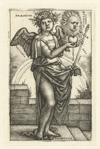 Allegorie op het Christendom by anonymous, print, 1510-1599
