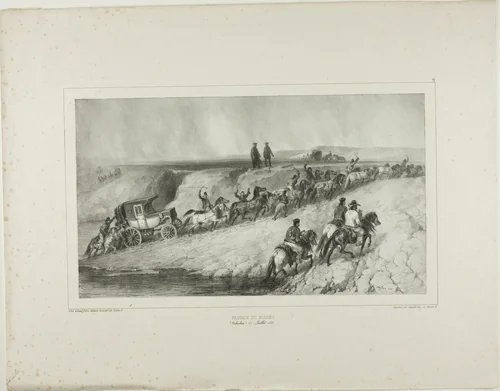 Bouzeo Passage by Denis Auguste Marie Raffet, print, 1839