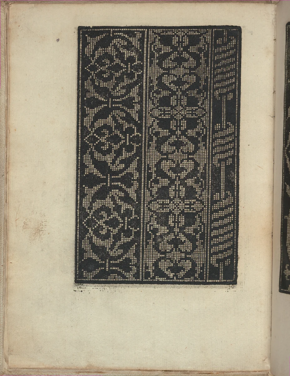 Esemplario di Lauori..., page 9 (verso) by Giovanni Andrea Vavassore, book, 1532