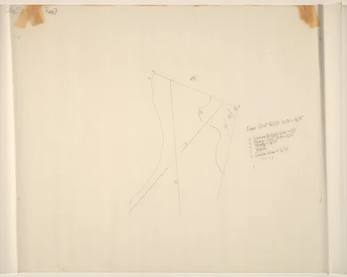Drawing for Changes and Disappearances No. 33 by John Cage, drawing, 1979-1982