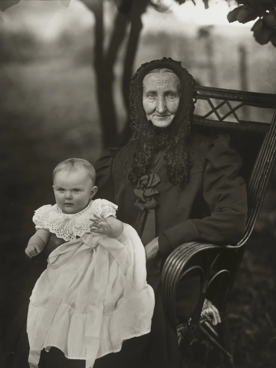 Grandmother and Grandchild by August Sander, photograph, 1914