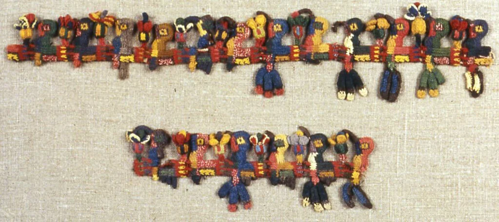 Fragment (Border) by Nazca Nazca Valley, textile, -100-200