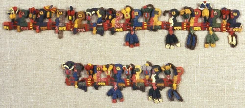 Fragment (Border) by Nazca Nazca Valley, textile, -100-200