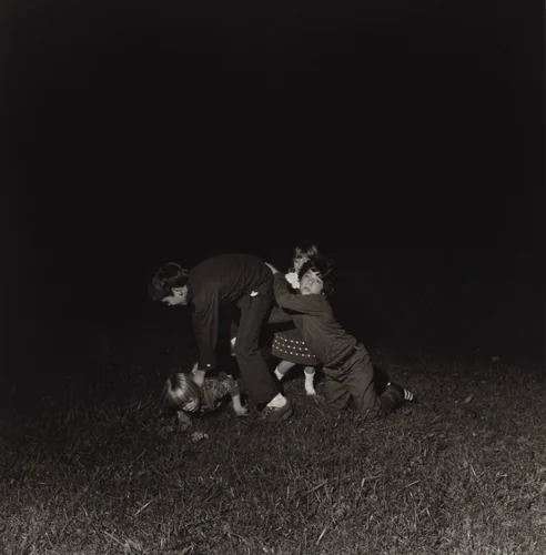 William Miller and Family, Twentieth-Anniversary Party, Martins Creek, Pennsylvania by Larry Fink, photograph, 1978