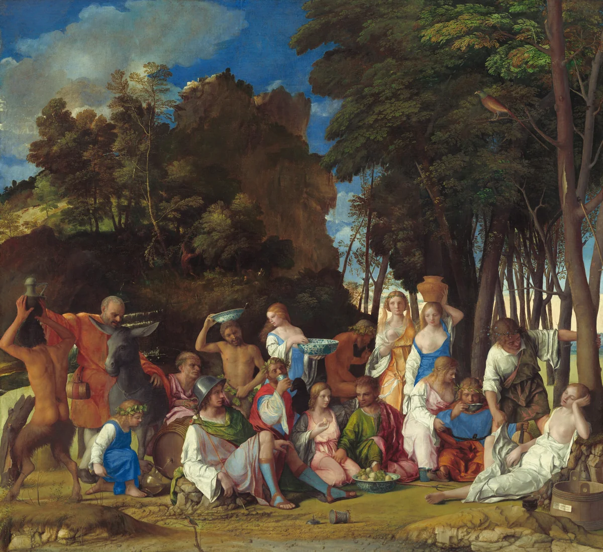 The Feast of the Gods by Giovanni Bellini, painting, 1514-1529