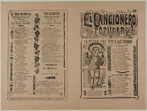 El cancionero popular, num. 18 (The Popular Songbook, No. 18) by José Guadalupe Posada, print, 1910