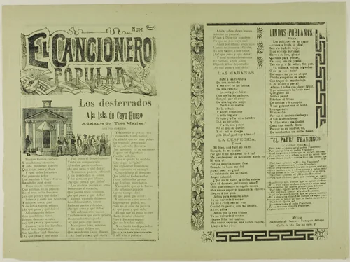 El cancionero popular, num. 9 (The Popular Songbook, No. 9) by José Guadalupe Posada, print, 1871-1913