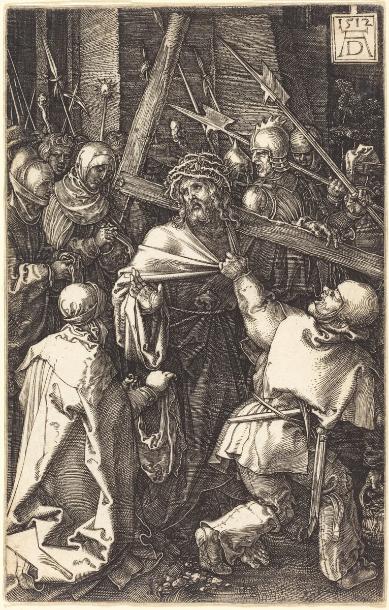 Christ Carrying the Cross by Albrecht Dürer, print, 1512