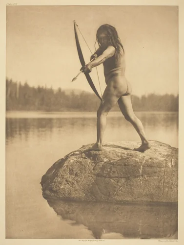 The Bowman by Edward Curtis, print, 1915