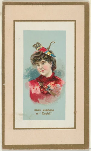 Daisy Murdoch as "Cupid" from the Fancy Dress Ball Costumes series (N107) to promote Honest Long Cut Tobacco manufactured by W. Duke Sons & Co. by W. Duke, Sons & Co., print, 1889
