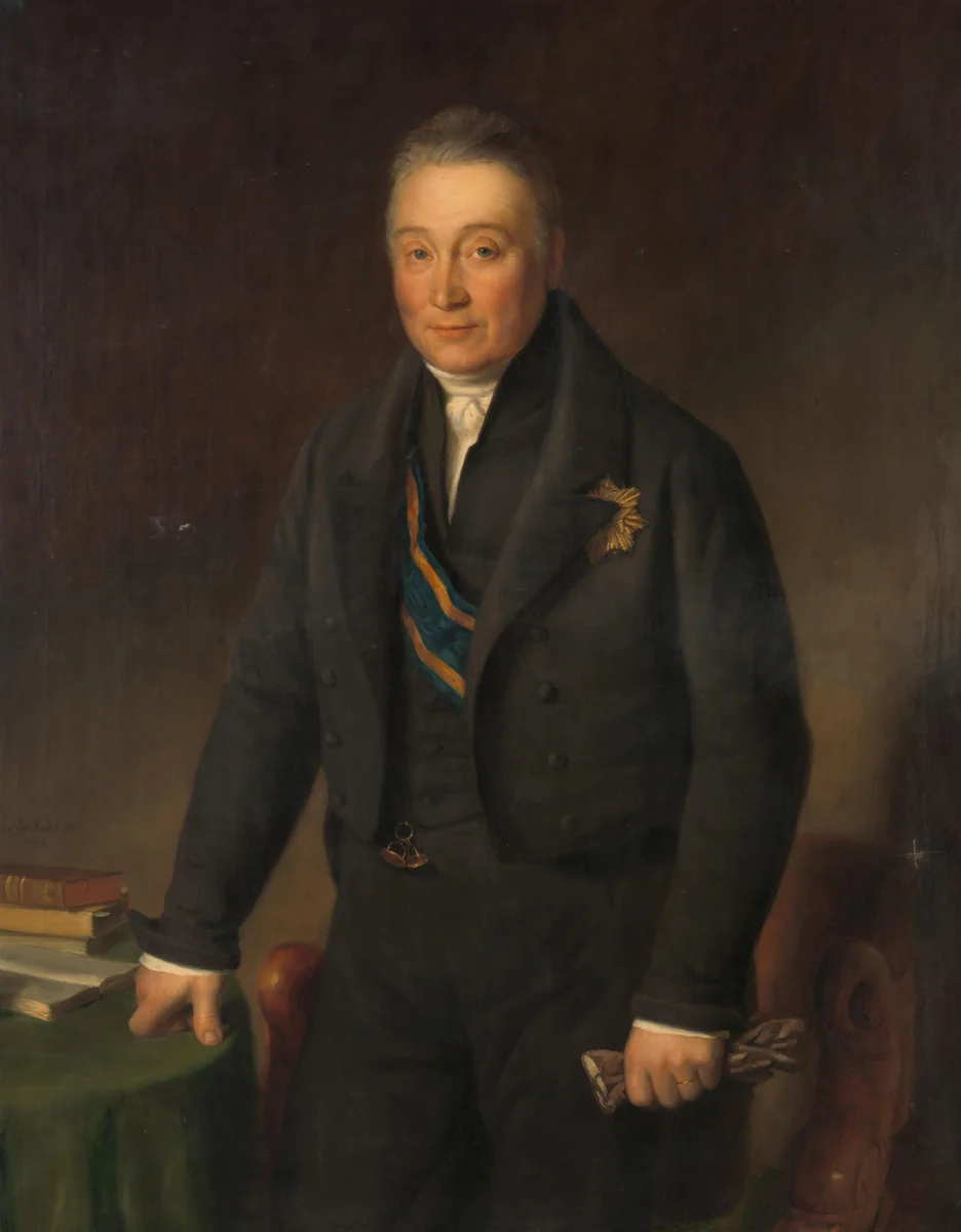 Adam-François-Jules-Armand (1771-1848), Count van der Duyn van Maasdam by Jean-Baptiste Van der Hulst, painting, 1839