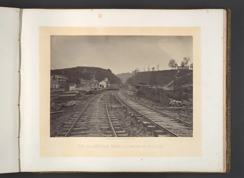 The Allatoona Pass Looking North, Georgia by George N. Barnard, photograph, 1860-1869