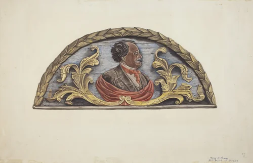 Stern Board from Ship "John Penrose" by Mary E. Humes, index of american design, 1939