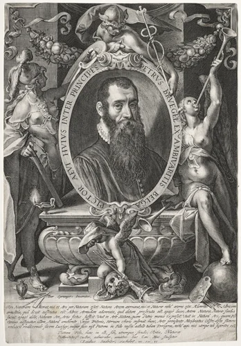 Peter Bruegel by Aegidius Sadeler, print, 1606