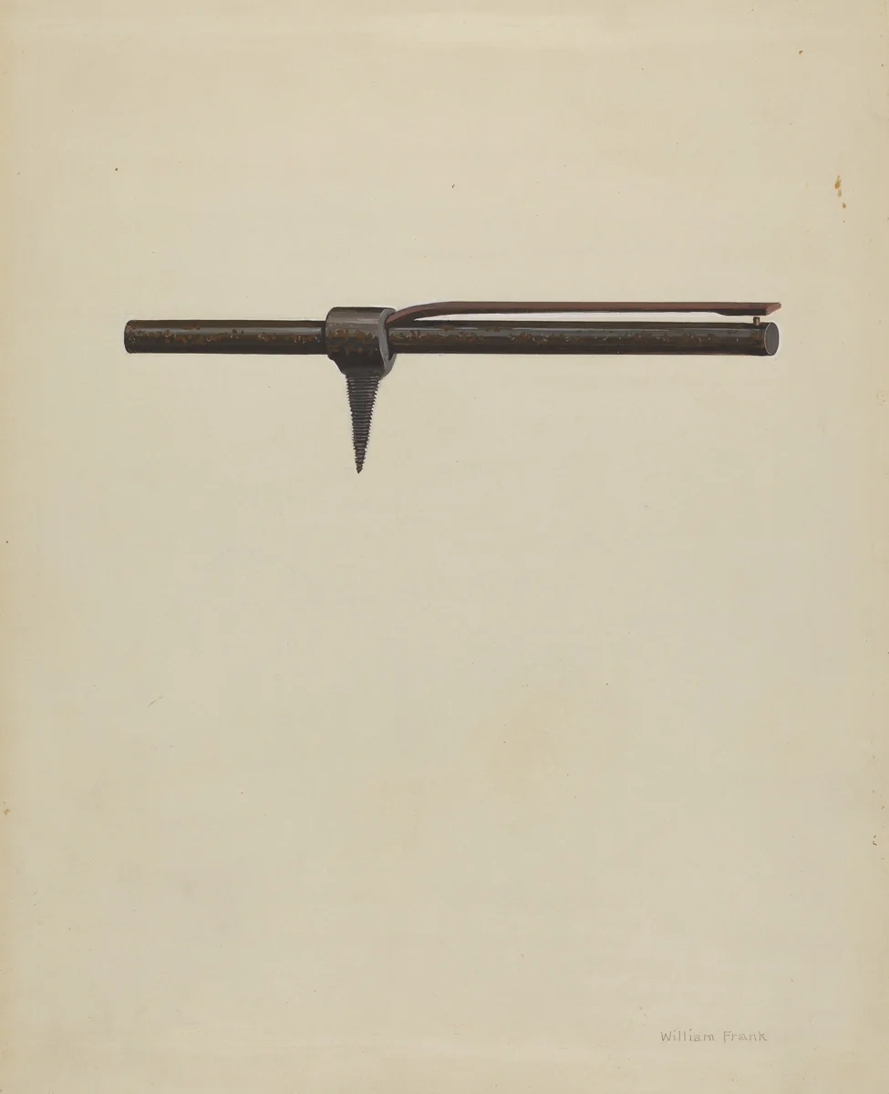 Trap Gun by William Frank, index of american design, 1936