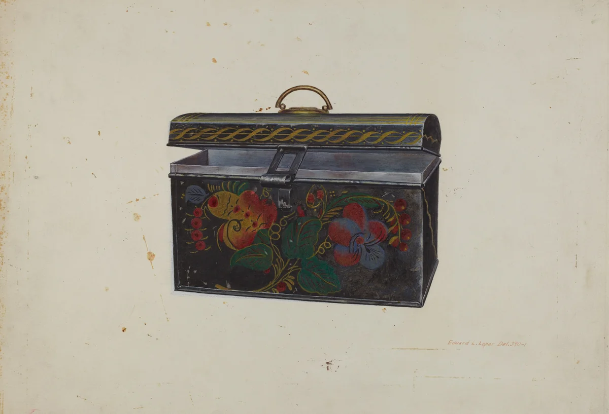 Lunch Box by Edward L. Loper, index of american design, 1938