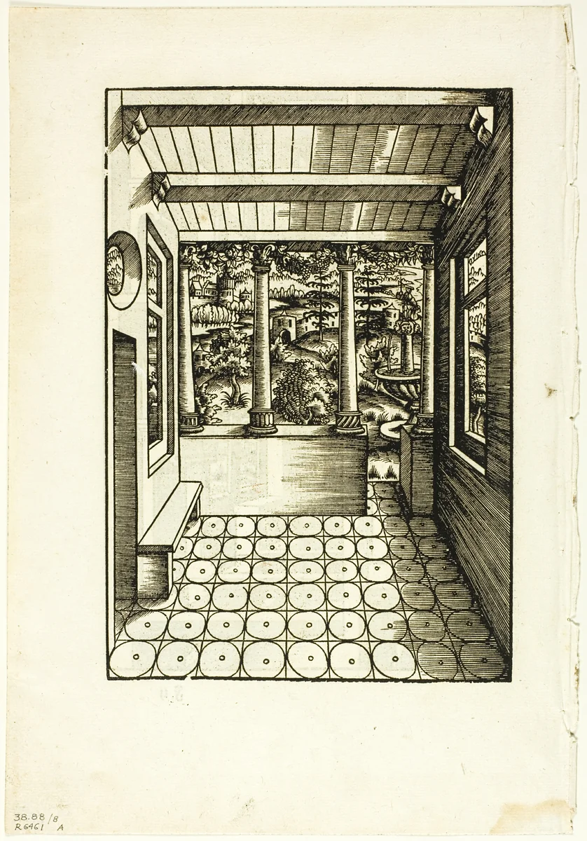 Illustration from Kunst des Messens (The Art of Measurement), plate eight from Woodcuts from Books of the XVI Century by Monogrammist H.H., print, 1531