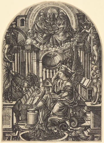 The Revelation of Saint John the Evangelist by Jean Duvet, print, 1555