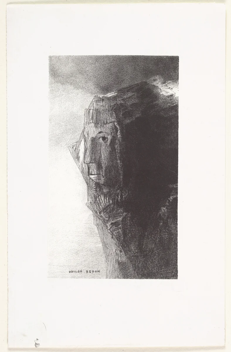 The Idol (L'Idole) by Odilon Redon, print, 1887