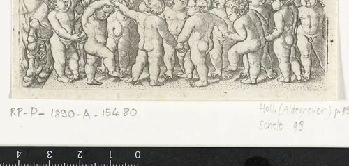 Dansende kinderen by Unknown, print, 1537-1555