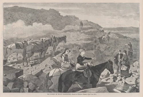 The Summit of Mount Washington (from "Harper's Weekly," Vol. XIII) by Winslow Homer, print, 1869