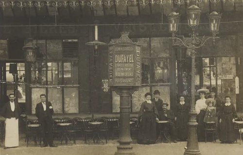 Café - bières – vins, Plaque Guilleminot, Paris by Unidentified Photographer, photograph, 1910