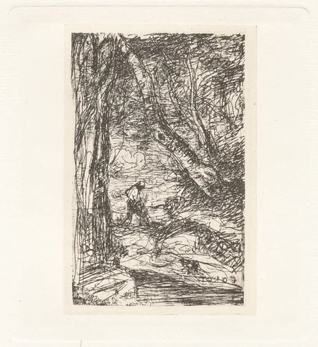 Planche XI – Le Bûcheron (Plate XI – The Woodcutter) by Charles Nègre
Jean-Baptiste-Camille Corot
André Jammes, photograph, 1852-1862