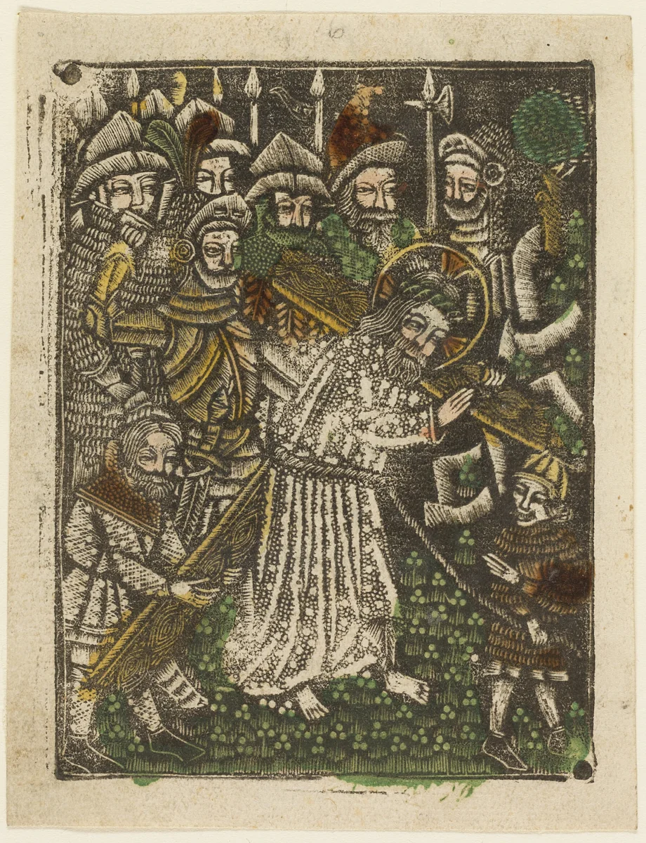 Christ Carrying the Cross by Artist Unknown, metalwork, 1460-1465