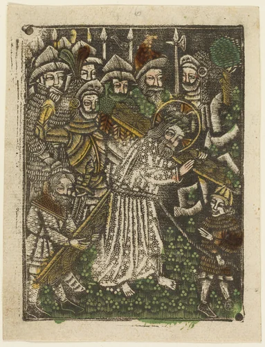 Christ Carrying the Cross by Artist Unknown, metalwork, 1460-1465
