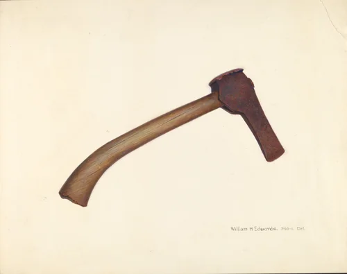Post Axe by William H. Edwards, index of american design, 1935-1942