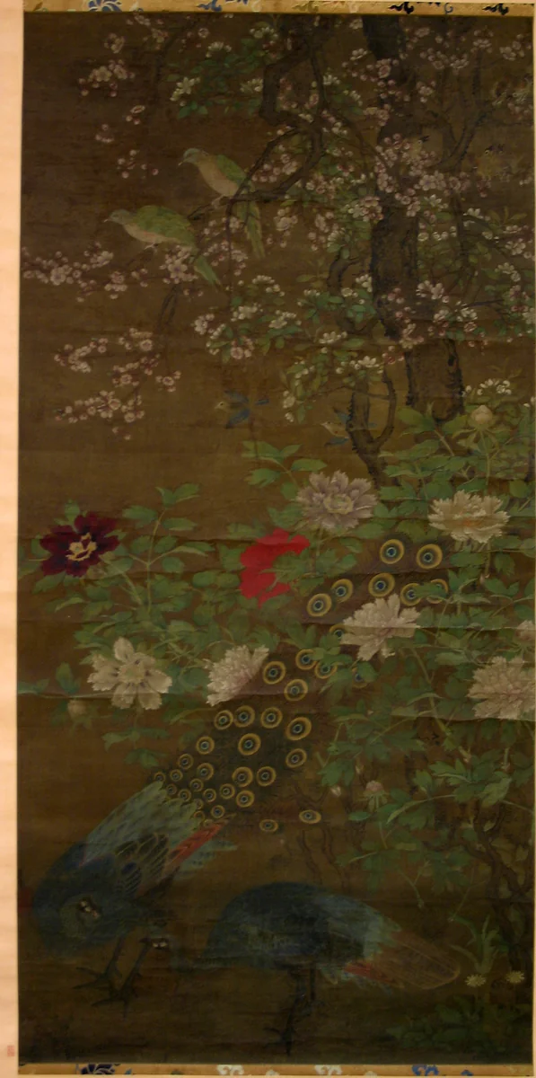 Birds and Flowers by Unidentified Artist, painting, 1368-1911