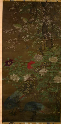 Birds and Flowers by Unidentified Artist, painting, 1368-1911