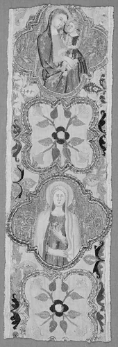 Fragment (From an Orphrey Band) by Naddo Ceccharelli, textile, 1301-1400