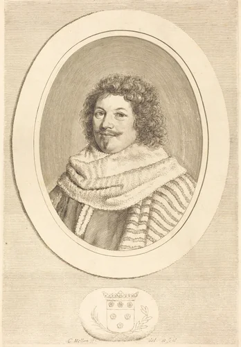 René de Longueil by Claude Mellan, print, 1598-1688