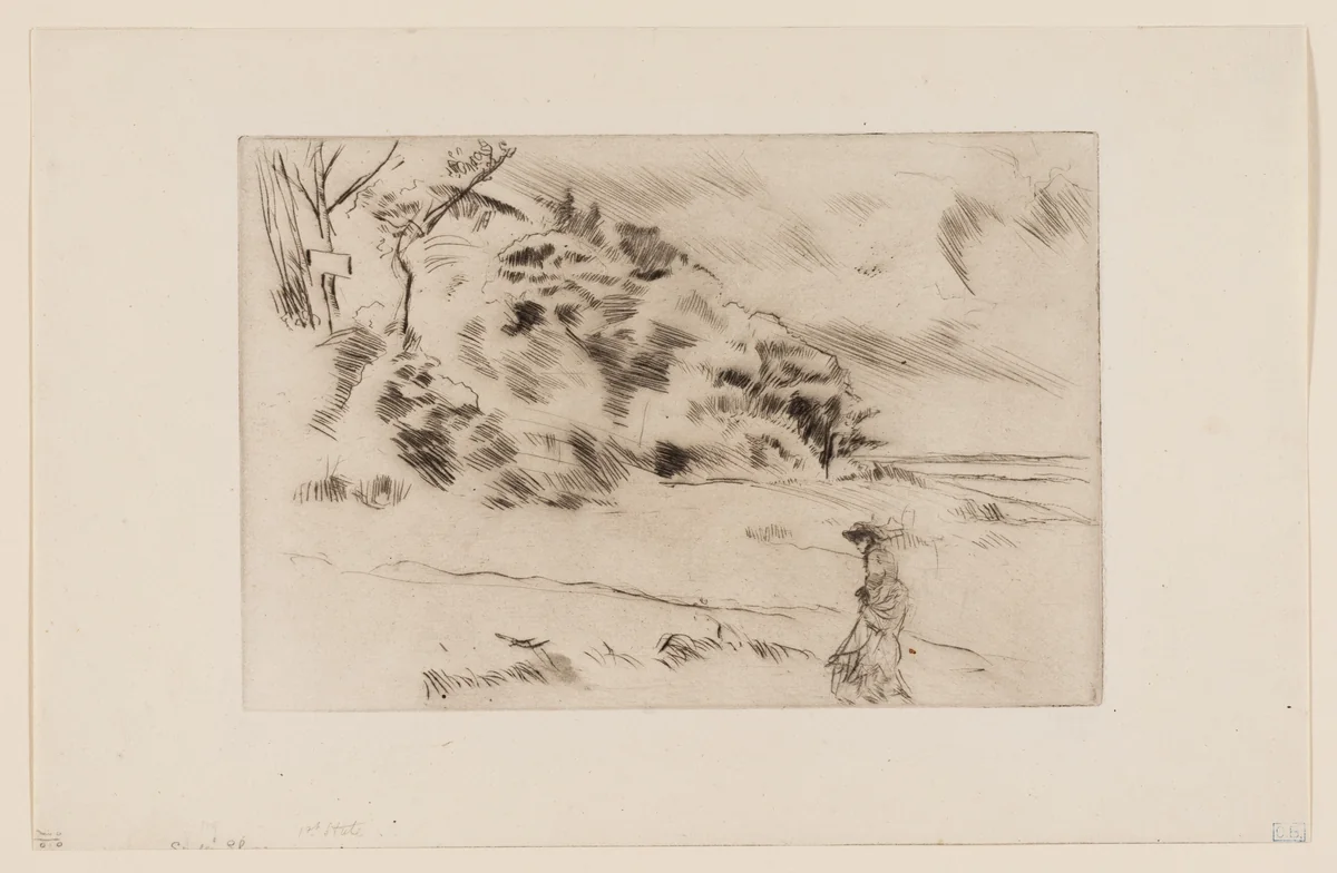 Speke Shore by James McNeill Whistler, print, 1875