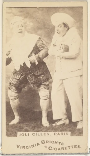 Joli Gilles, Paris, from the Actors and Actresses series (N45, Type 1) for Virginia Brights Cigarettes by Allen & Ginter, photograph, 1885-1891