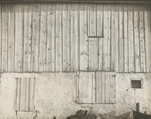 Side of White Barn, Bucks County, Pennsylvania by Charles Sheeler, photograph, 1915