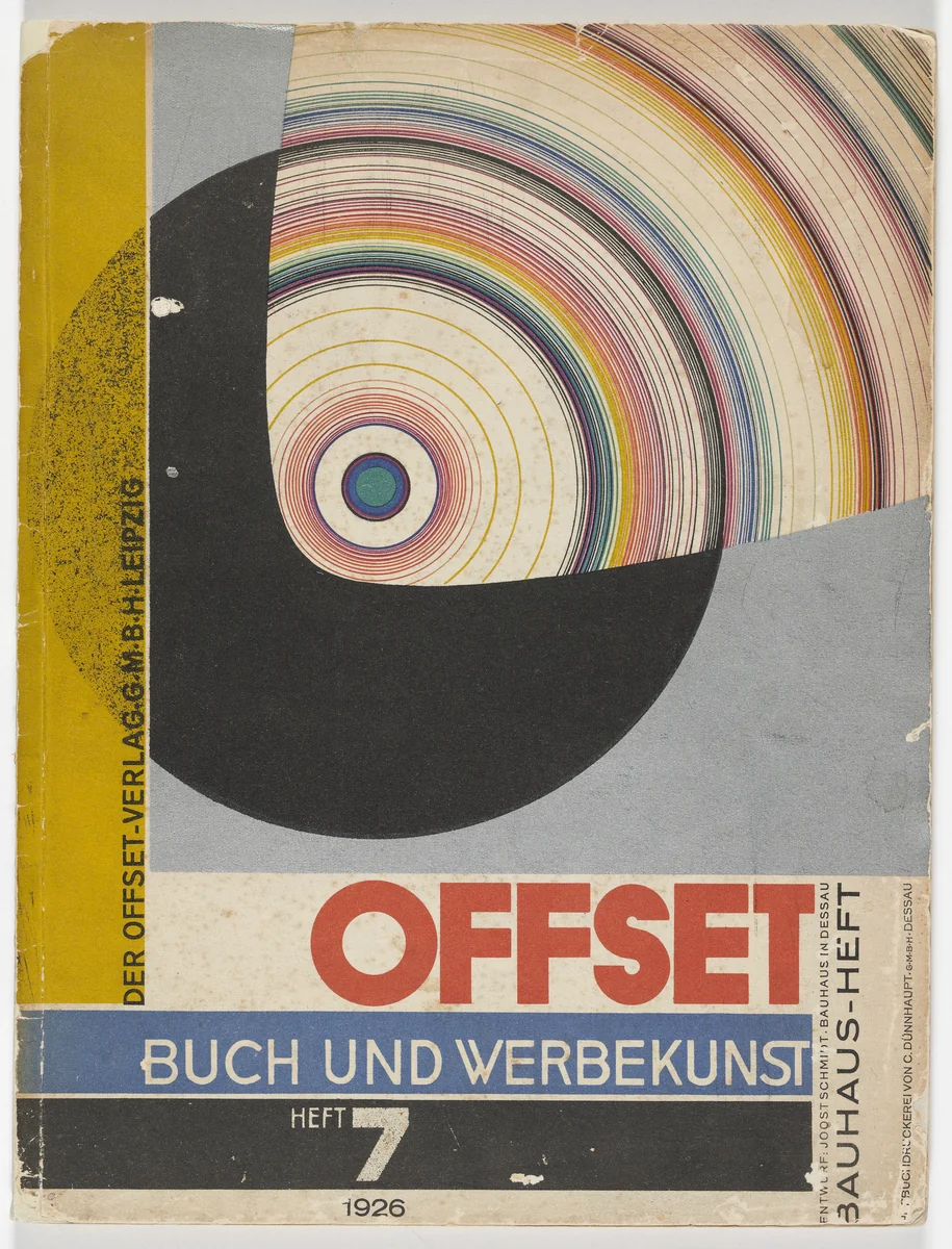 Offset Buch und Werbekunst, Jg. 7 by Joost Schmidt, design, 1926