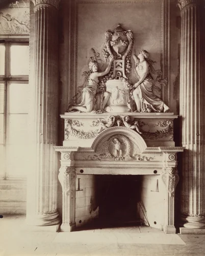 Maisons-Lafitte-château by Eugène Atget, photograph, 1910