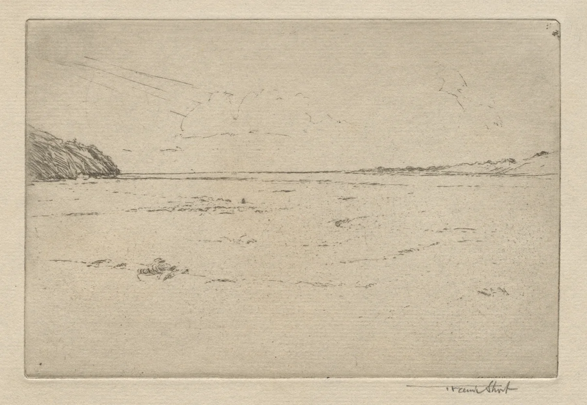 Gathering the Flock on Maxwellbank, No. 2 by Frank Short, print, 1892