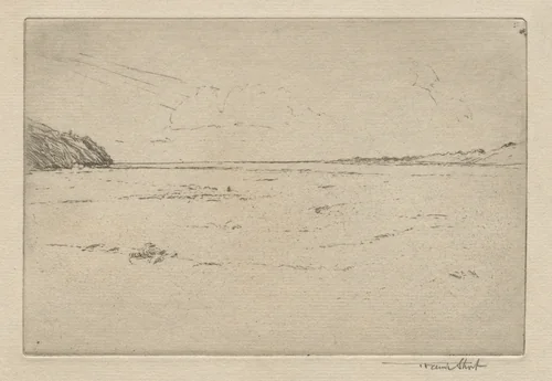 Gathering the Flock on Maxwellbank, No. 2 by Frank Short, print, 1892