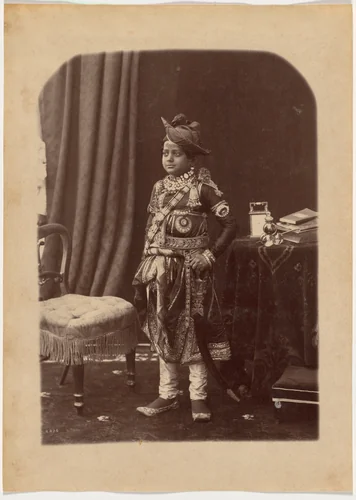 His Highness Maharaja Scindia of Gwalior by Raja Deen Dayal, photograph, 1887
