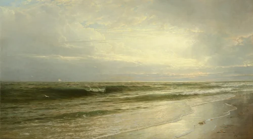 On the Coast of New Jersey by William Trost Richards, painting, 1883