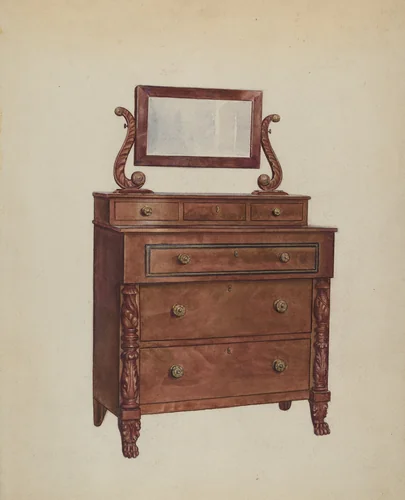 Chest of Drawers by Florence Choate, index of american design, 1936