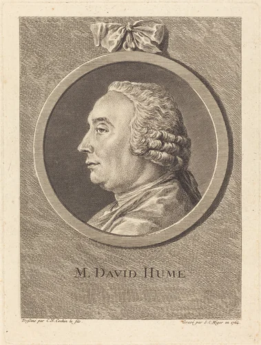 M. David Hume by Simon Charles Miger, print, 1764